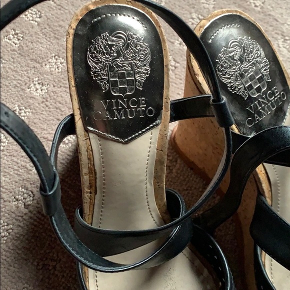 Vince Camino size 8 cork wedge black - Picture 2 of 8